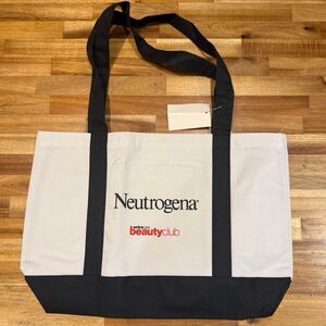 CVS Neutrogena Women's Black and White Bag